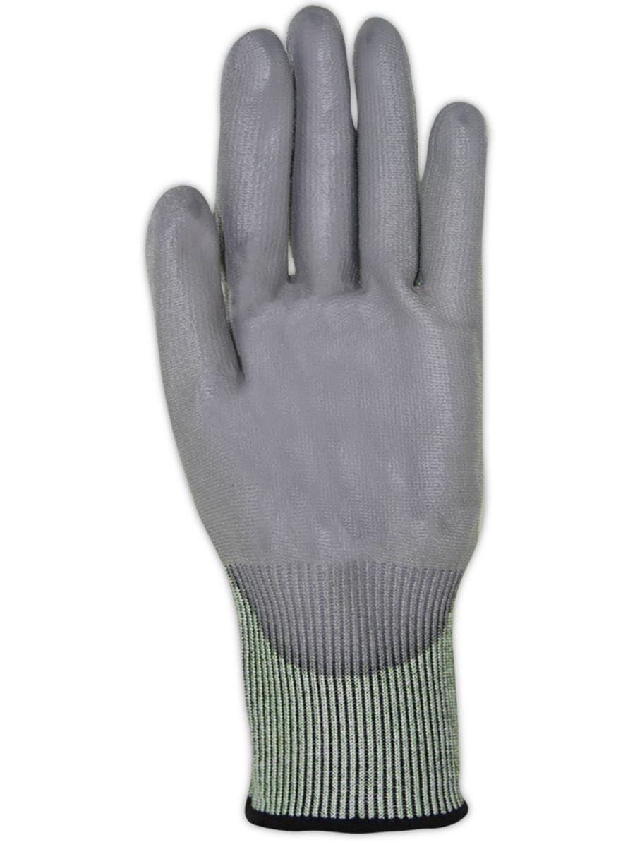 MAGID D-ROC ANSI A4 Touchscreen Compatible PU Coated Work Gloves, 1 Pair, Size 9/Large, GPD467