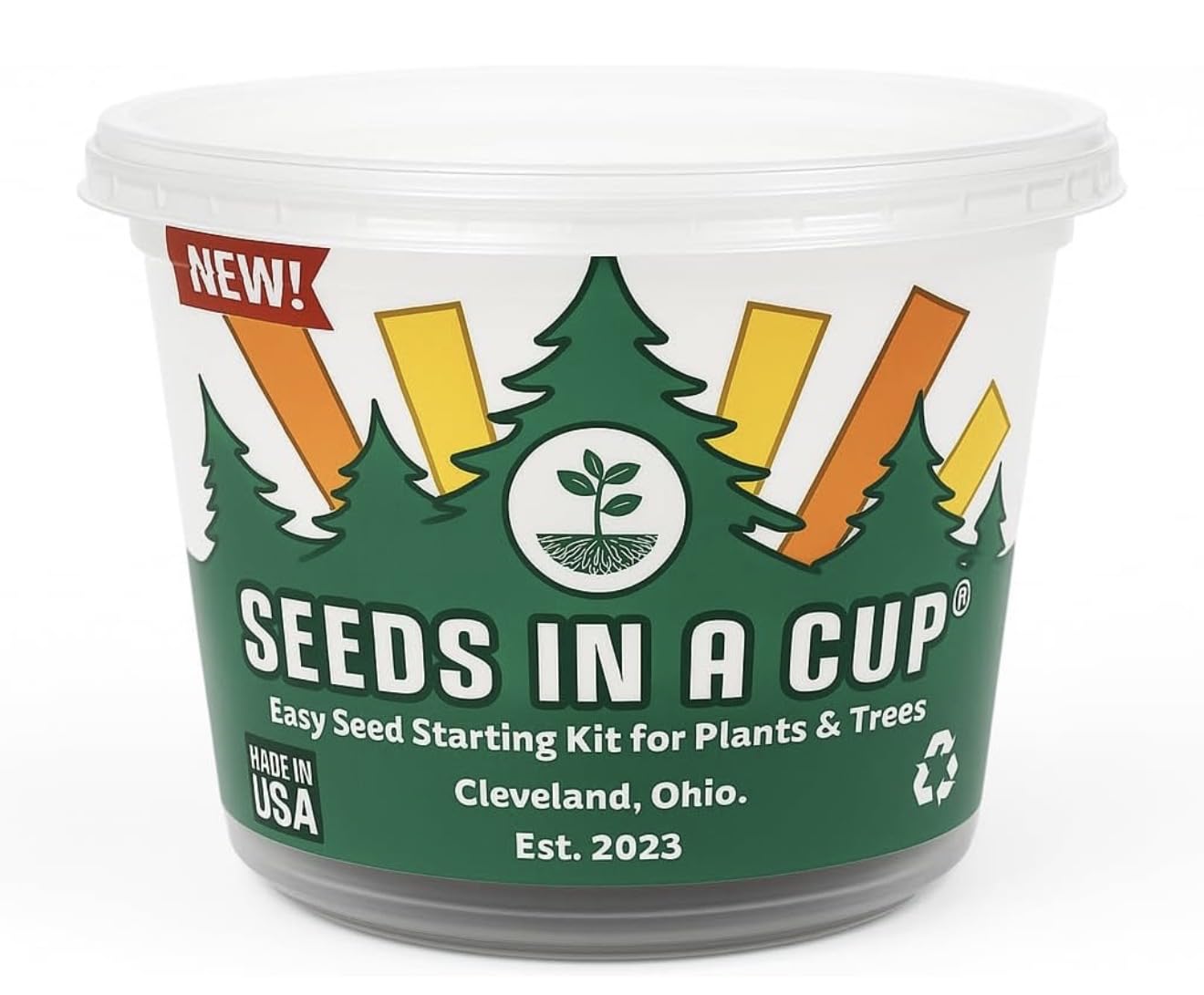 Date Palm | Seeds In A Cup: Date Palm Tree Starter Kit | Easy to use | Educational | Thoughtful Gift | Great Gift Idea | Plant It for The Planet | Grow Your Own Tree |