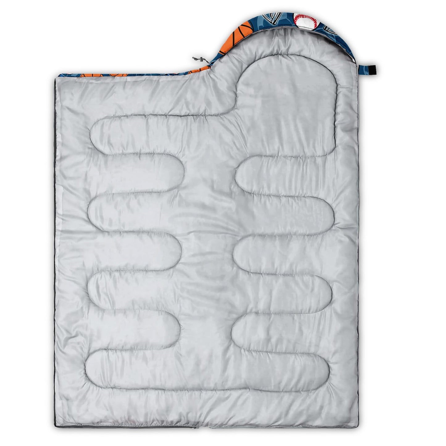 BSNTHO Sports Ball Camping Sleeping Bags,3 Season Warm & Cool Weather,Lightweight,Waterproof Sleeping Bags for Adults & Kids,Traveling,and Outdoors,Camping Gear Equipment,31x90inch