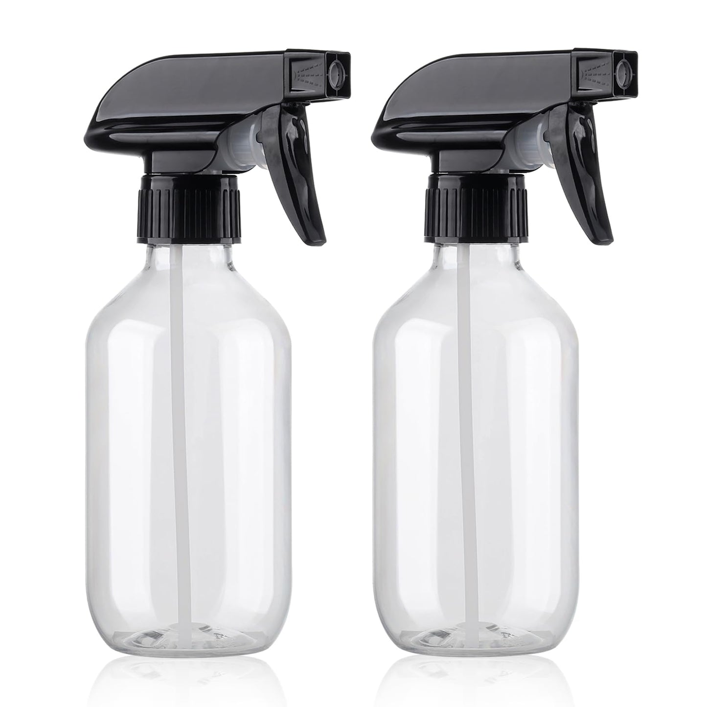 Teyssor Spray Bottles Water Spray Bottle 2 Packs- BPA Free -10 oz/300 ml Plastic Refillable Containers Fine Mist Small Spray Bottle with Adjustable Nozzle for Hair, Cooking, Cleaning