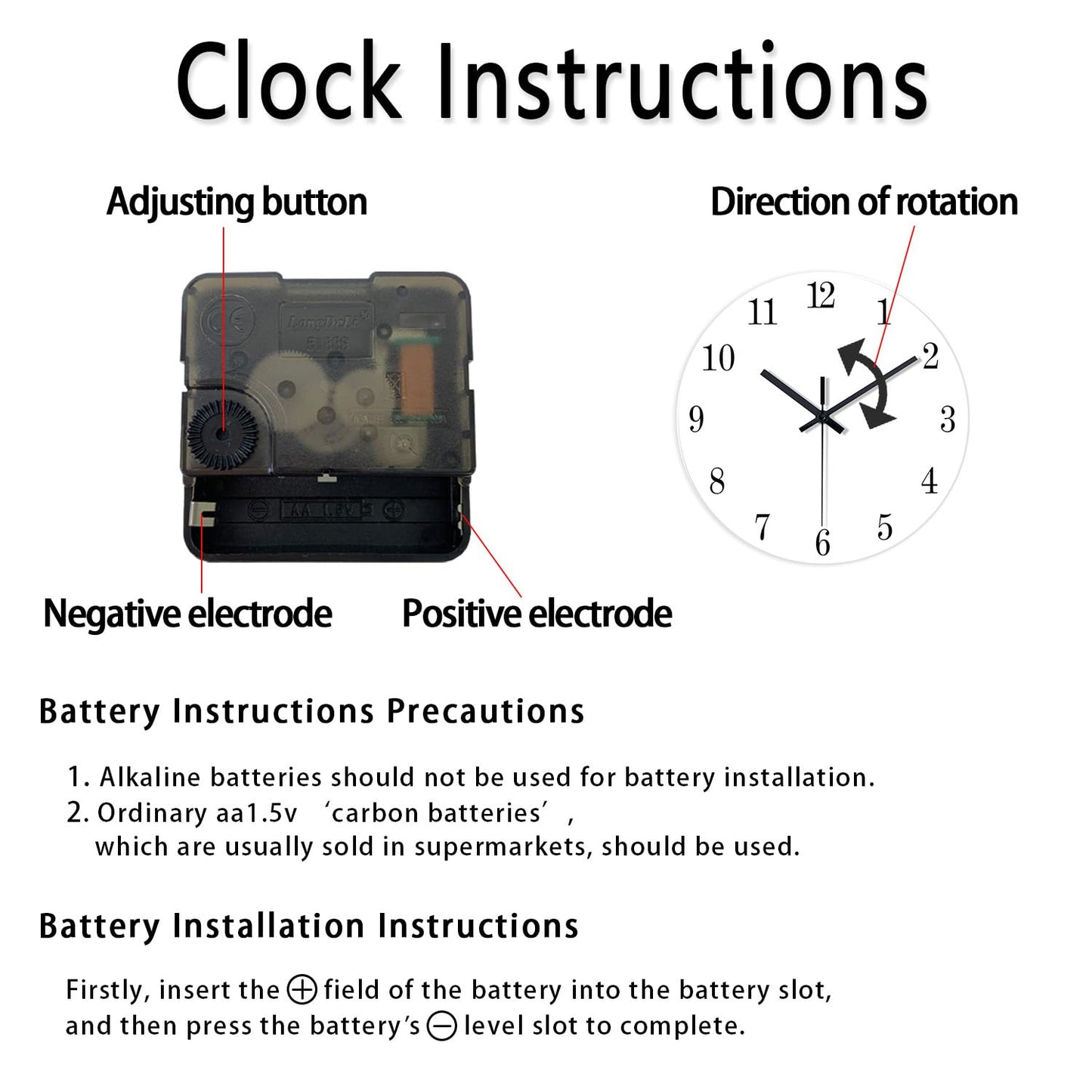 Black Minimalist Wall Clocks for Living Room Glass Marble Pattern Wall Clocks Battery Operated 12 Inch Abstract Wall Clock Non Ticking