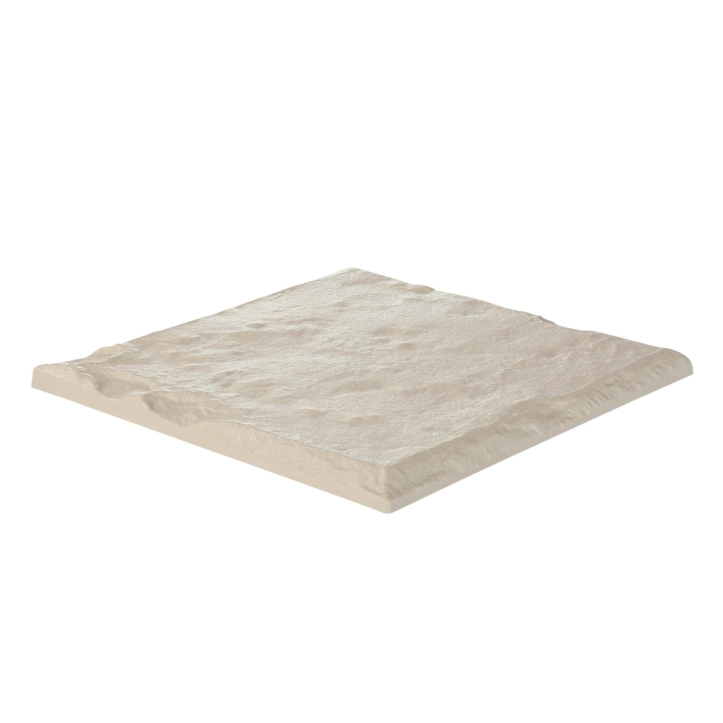 VEVOR Garden Stepping Stones, 8Pcs 15.5 x 15.5 in, Decorative Stepping Stones with Stakes, Weather-Resistant Plastic Pathway Pavers, Smooth Surface, Outdoor Walkway for Lawn Patio Landscape, Beige