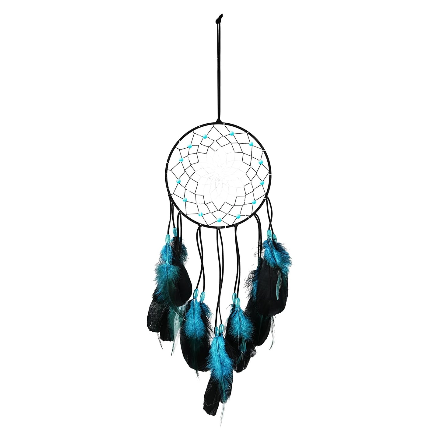 Dream Catchers Pendant Decorations, Handmade Dreamcatcher, Suitable for Living Room, Bedroom Ornament（Blue）