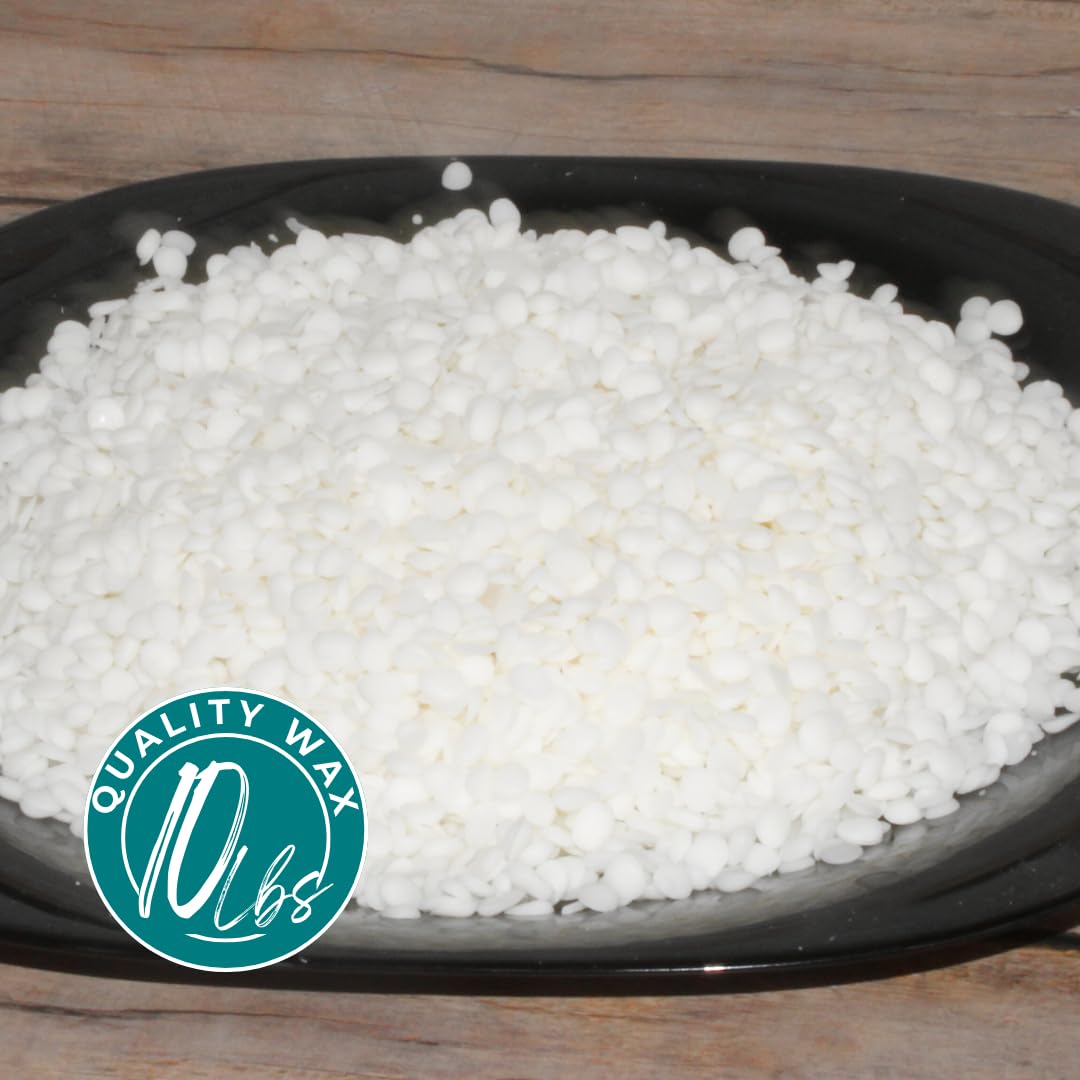 Direct Candle Supply 10lb Melt Pellets, Soy Wax for Candle Making, Soy Wax for Melts, Candle Making Wax Bulk, Paraffin Wax for Candle Making, Great for Melts, Tarts, Pillars and More!