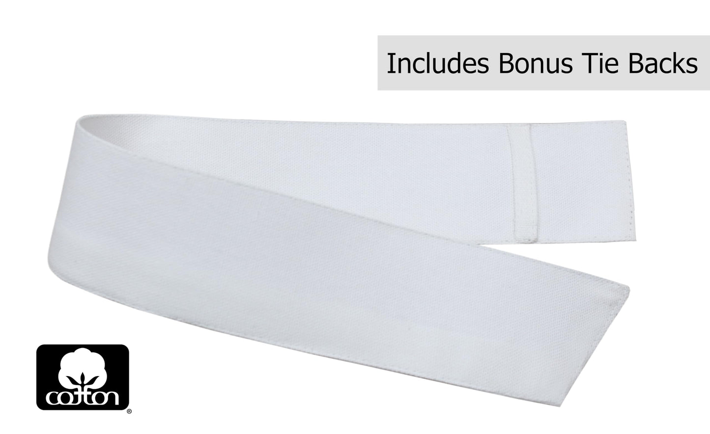 COTTON CRAFT White Curtain Window Panel Drapes - Set of 2 - Thick Cotton Duck Fabric Reverse Tab Top Window Treatment - Bonus Tie Backs - Clean Crisp Elegant Look - Bedroom Living Room - 50 W x 84 L