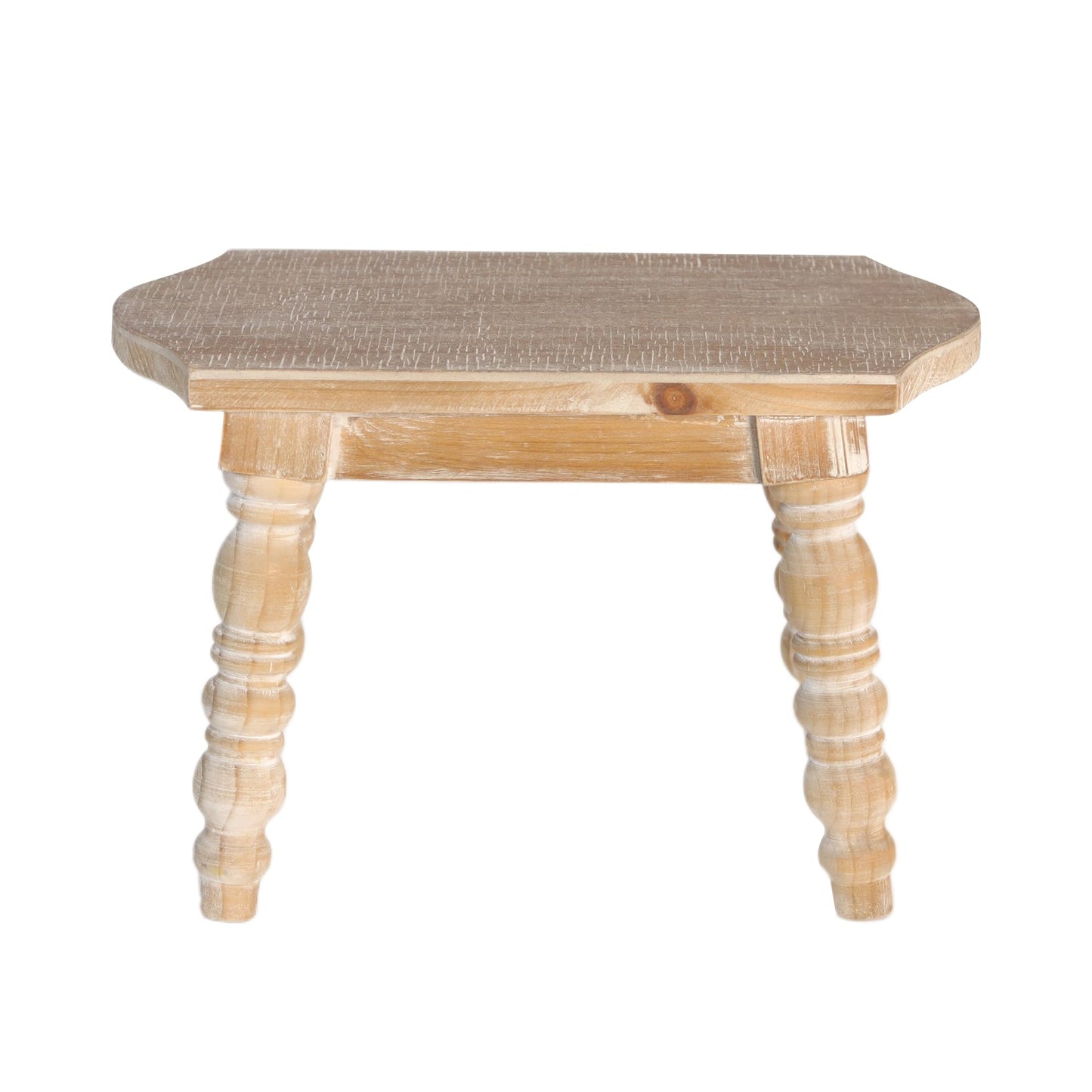 dwellington Wooden Bathroom Wood Foot Stool for Adults Kids, Bedside Step Planter Stool for Kitchen(Natural)