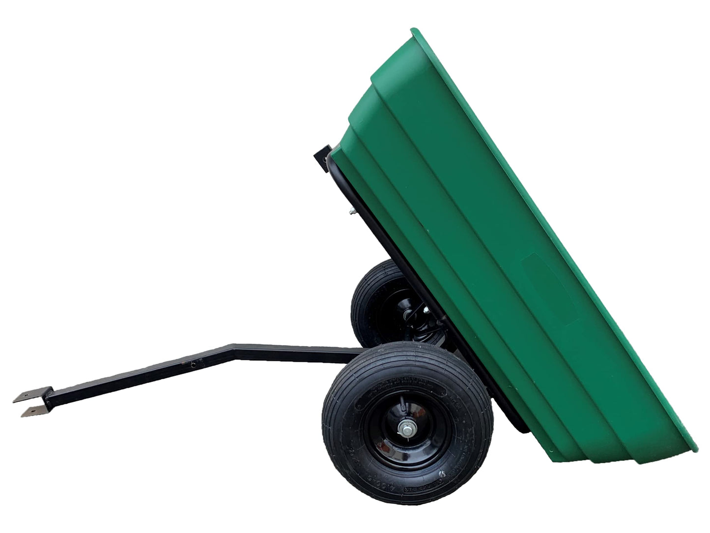 Tow Barrow Dumping Lawn and Garden Utility Trailer, 6.5 Cubic Foot