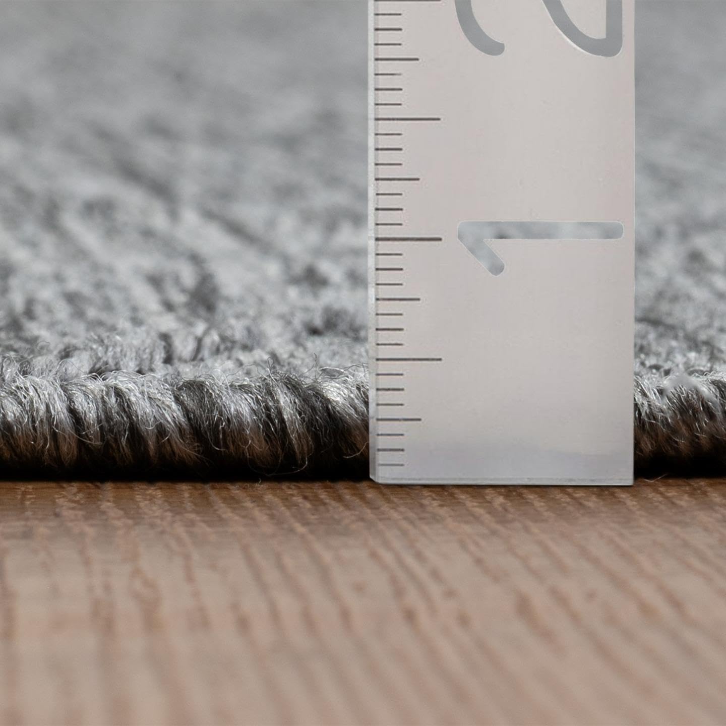 LUXE WEAVERS Non-Slip Washable Outdoor Gray 8x10 Area Rug, Modern Textured Geometric Carpet