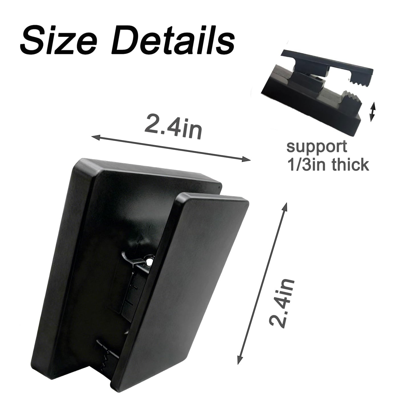 Klizdum Quilt Hangers for Wall Display, Tapestry Hangers, No Damage Adhesive Quilt Clips, Hooks for Hangings, Duty Plastic Wall Clips for Blankets, Rugs, and Tapestries (4 Pack, White)