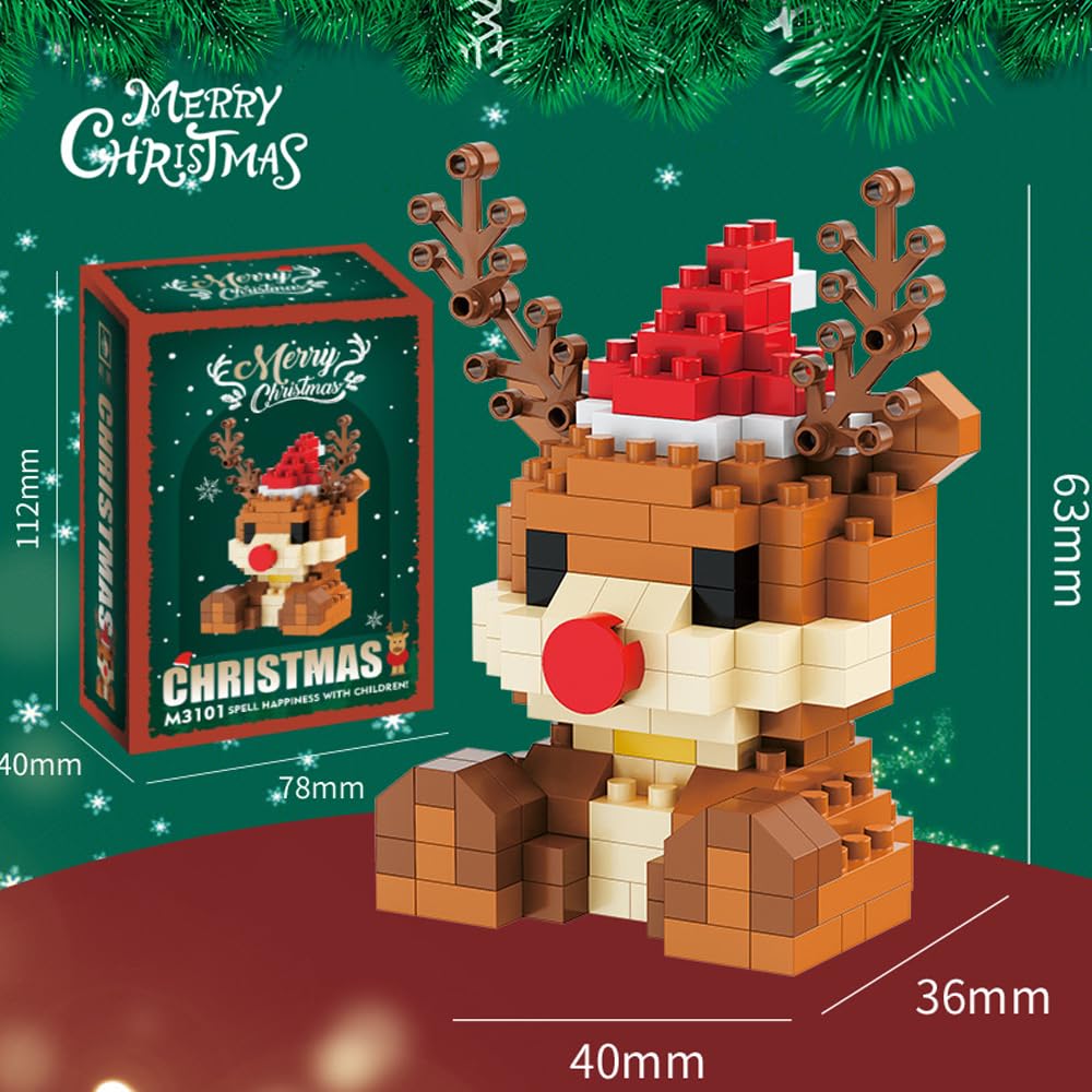 Elk Holiday Figurines Statue Cute Figurines Decor for Christmas Decorations