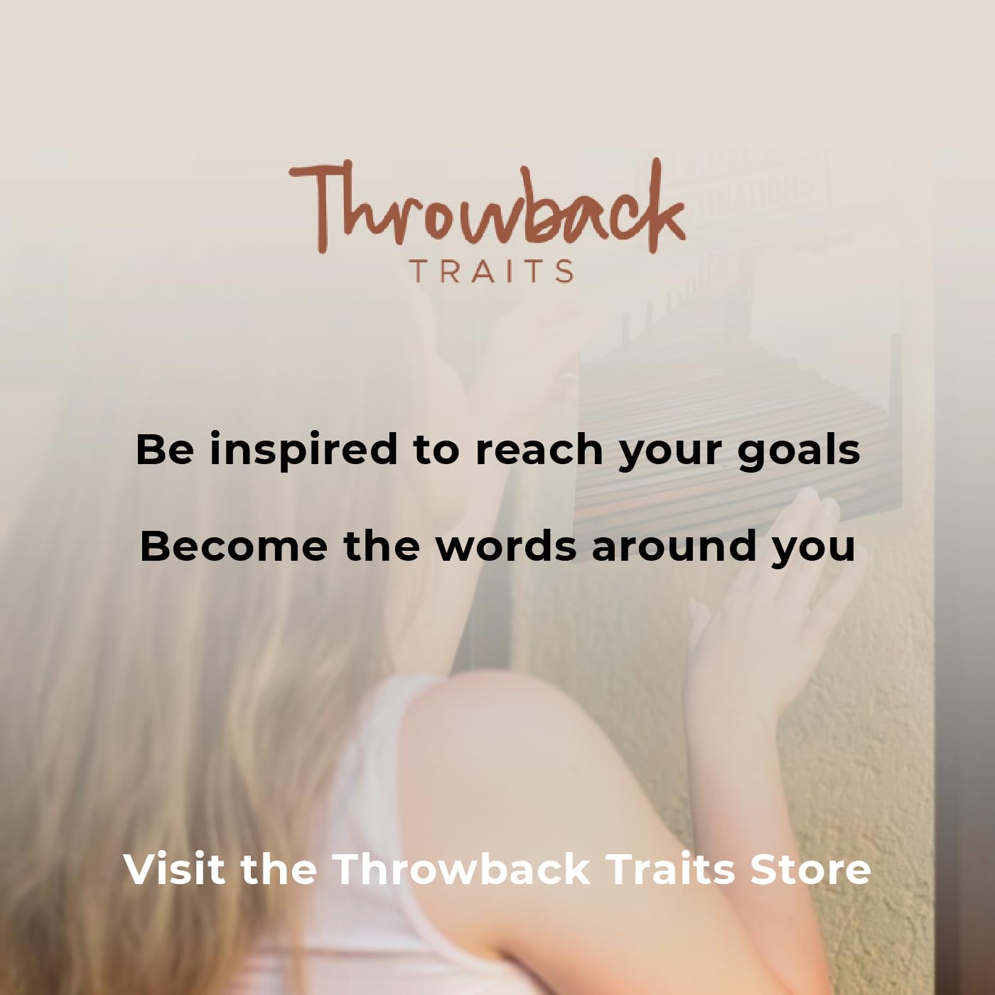 Throwbacktraits Canvas Motivational Wall Art – Set of 6 Inspirational Prints with Uplifting Phrases & Vibrant Images, Eco-Friendly & Framed, Ready to Hang for Office Wall Decor, Living Room & Bedroom Décor