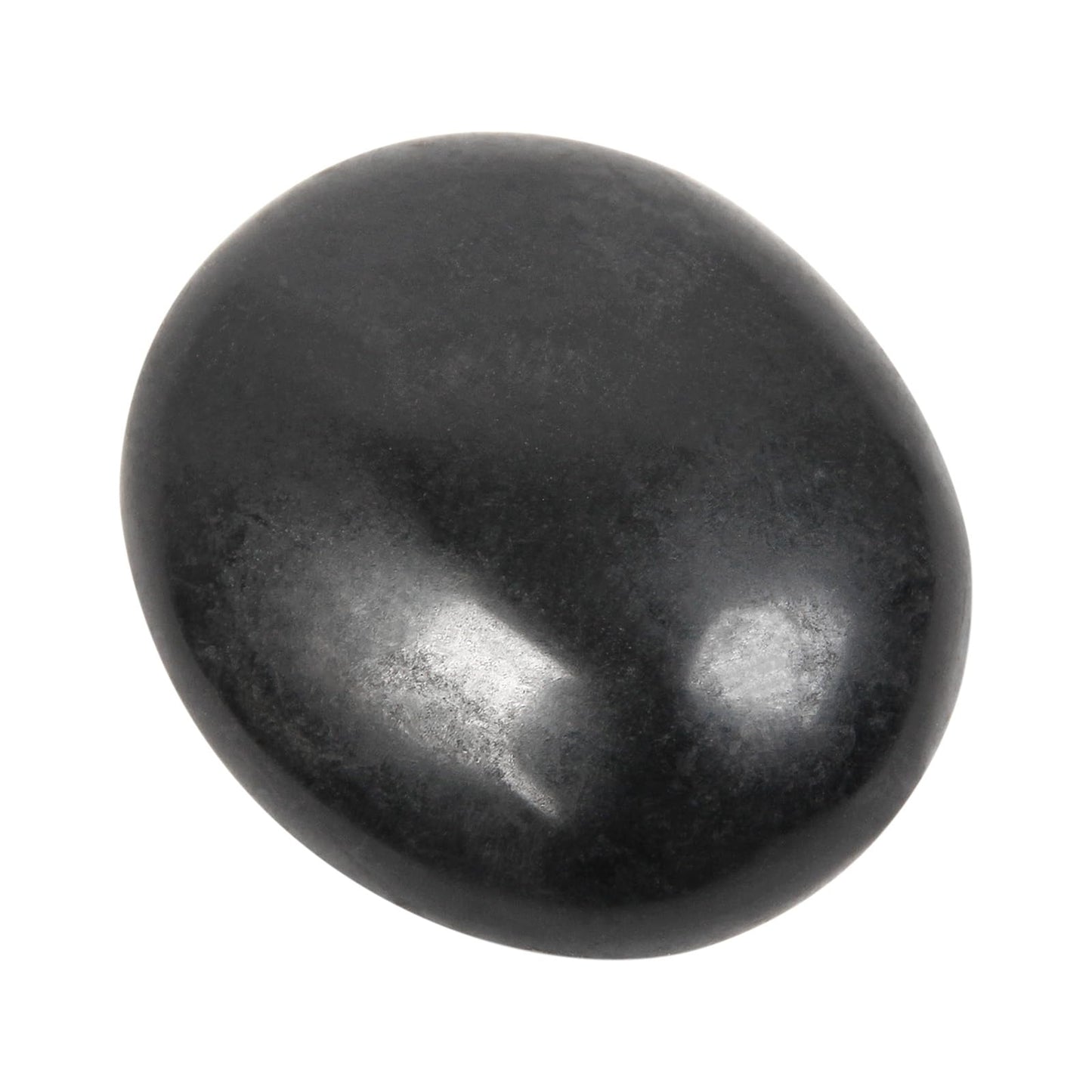 Orientrea Black Tourmaline Palm Stone-1 Pc Black Tourmaline Pocket Energy Stone, Smooth Healing Crystal Worry Stone (Black Tourmaline(1pc))