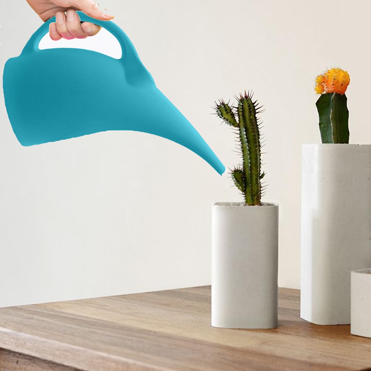 VKPLITE Plant Indoor and Outdoor Watering Can - 1/2 Gallon - Blue