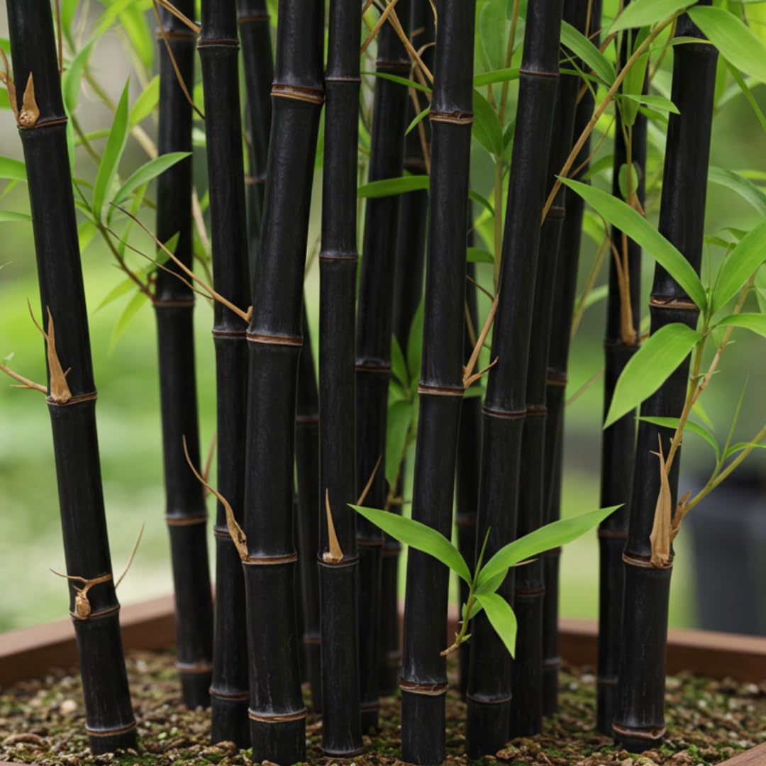 500+ Fresh Black Bamboo Seeds for Planting | Great for Privacy, Fast Growing