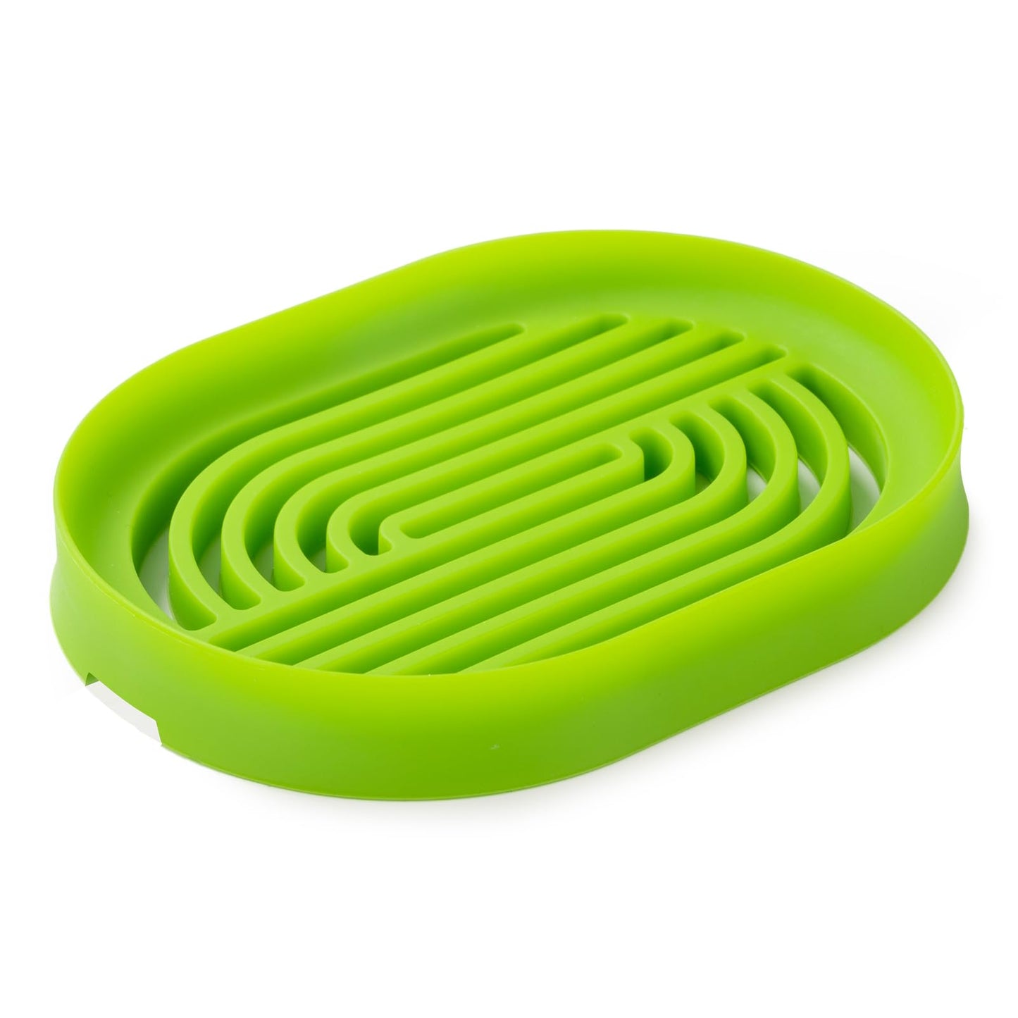 LOYATRO Bar Soap Holder for Shower Silicone Soap Dish for Bathroom Sink Soap Saver Bathtub Self Draining Soap Tray(C-Green,1)