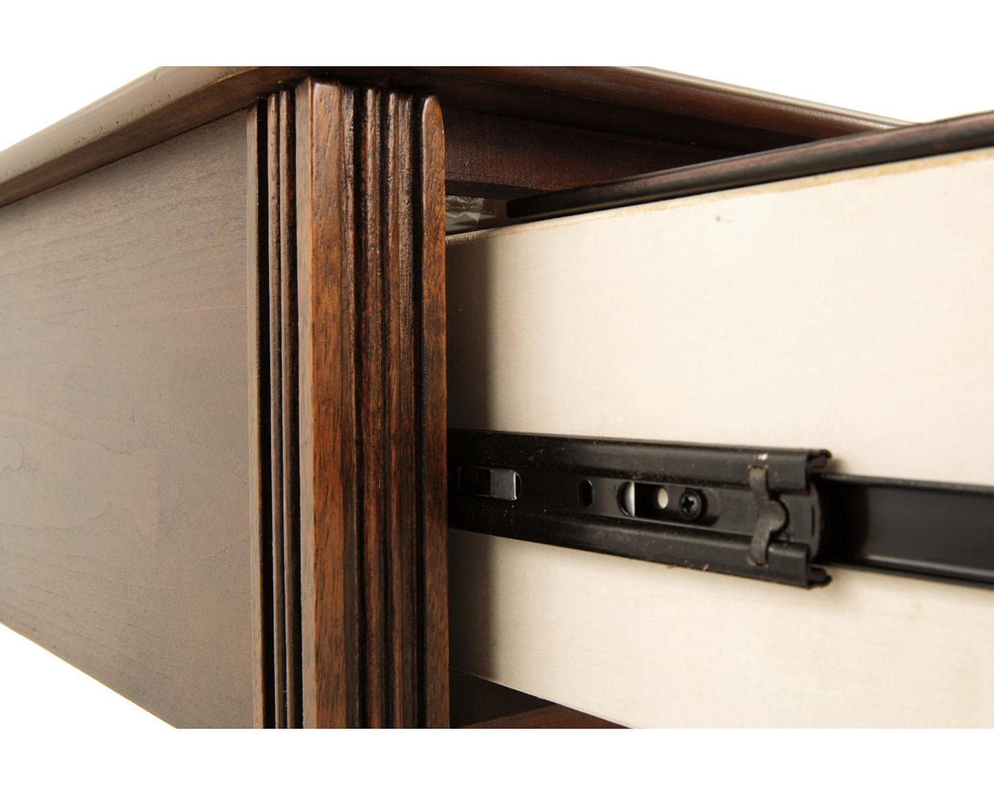 Signature Design by Ashley Breegin Chair Side End Table, 1 Drawer, 1 Fixed Shelf, Veneers, Wood, 13.13" W x 22.13" D x 23" H, Brown