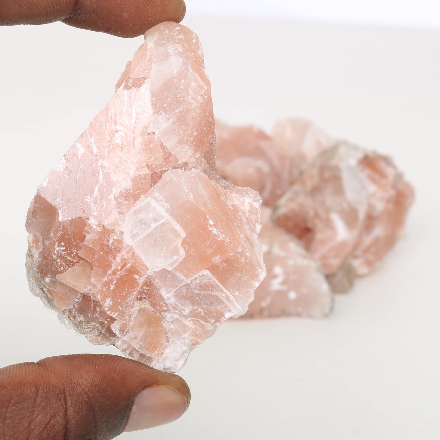 REAL-GEMS Natural Raw Healing Crystals Rough Stones for Tumbling, Cabbing, Polishing, Wire Wrapping, Wicca & Reiki Crystal Healing, Mix Gemstones,7 Chakra (Calcite)