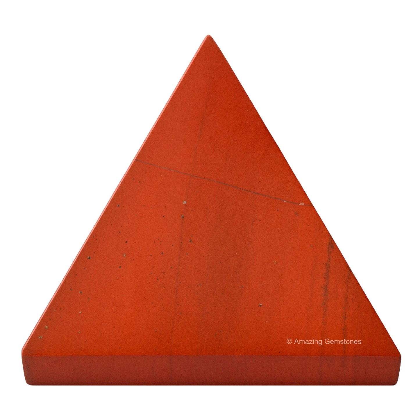 Amazing Gemstone Red Jasper Pyramid Crystal Healing Stones - 2" Great Pyramid Figurine of Natural Stone Pyramid for Meditation, Reiki, Chakra Balancing and Crystal Pyramids Grid