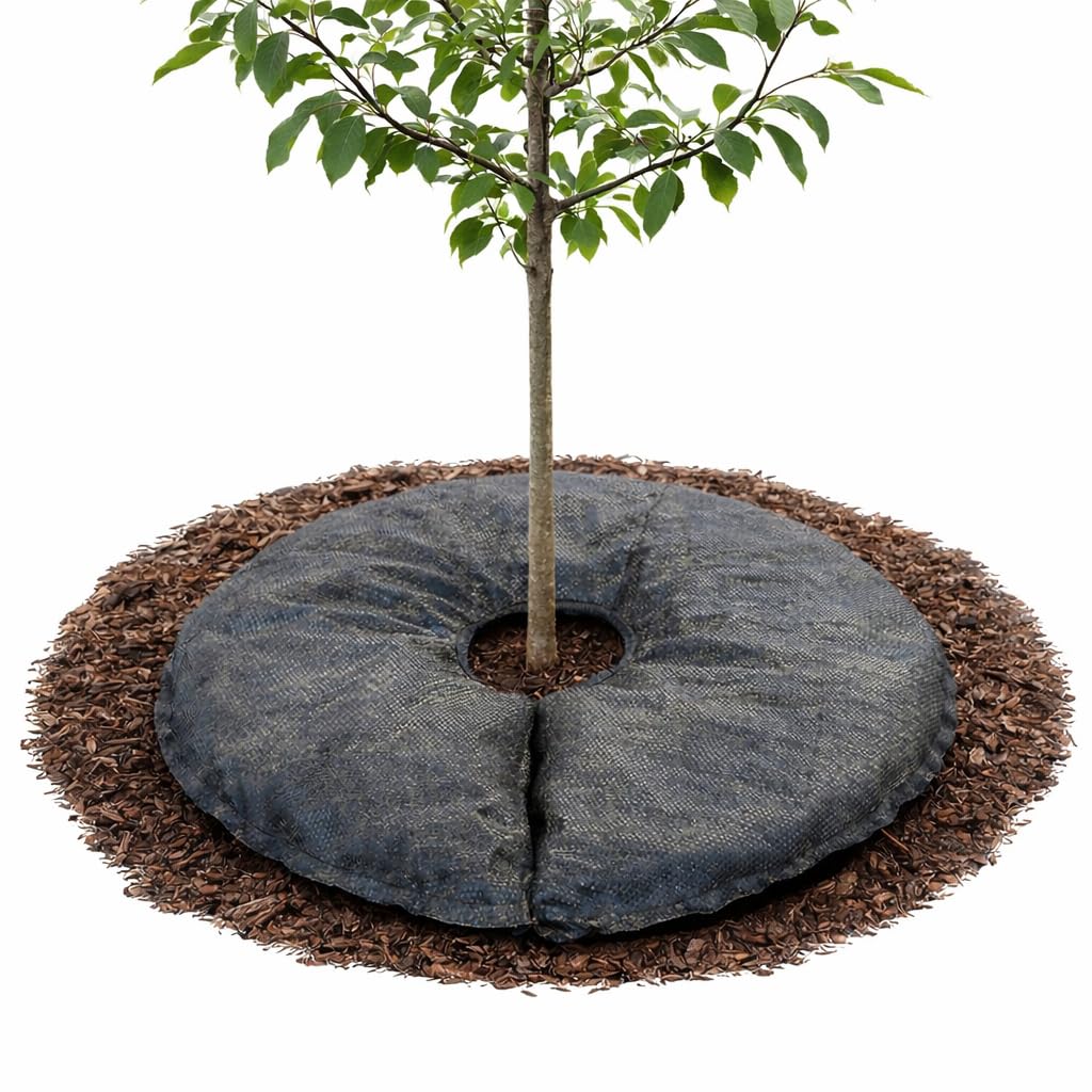 SteadySpring(R) Smart 30+Day Watering Mat Auto Refills with Rain for Tomato Plants, Peppers, Veggies, Perennials, Annuals in 1-2 Gallon Containers or with a 7 in to 10 in Root Ball (1)
