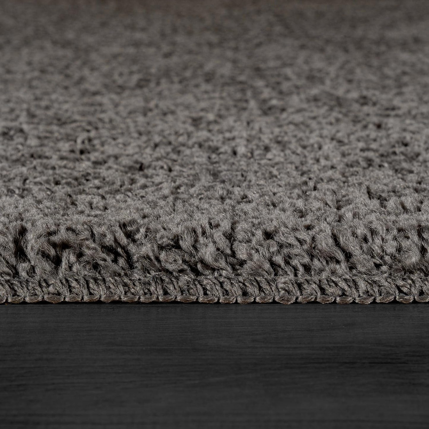 Luul Home Non Slip Solid Area Rug Dark Gray 3x5 Rubber Back Soft Rugs for Living Room Kitchen Bedroom and Hallway Stain Resistant Washable Easy Cleaning Non Shedding Carpet Dark Gray 3 x 5