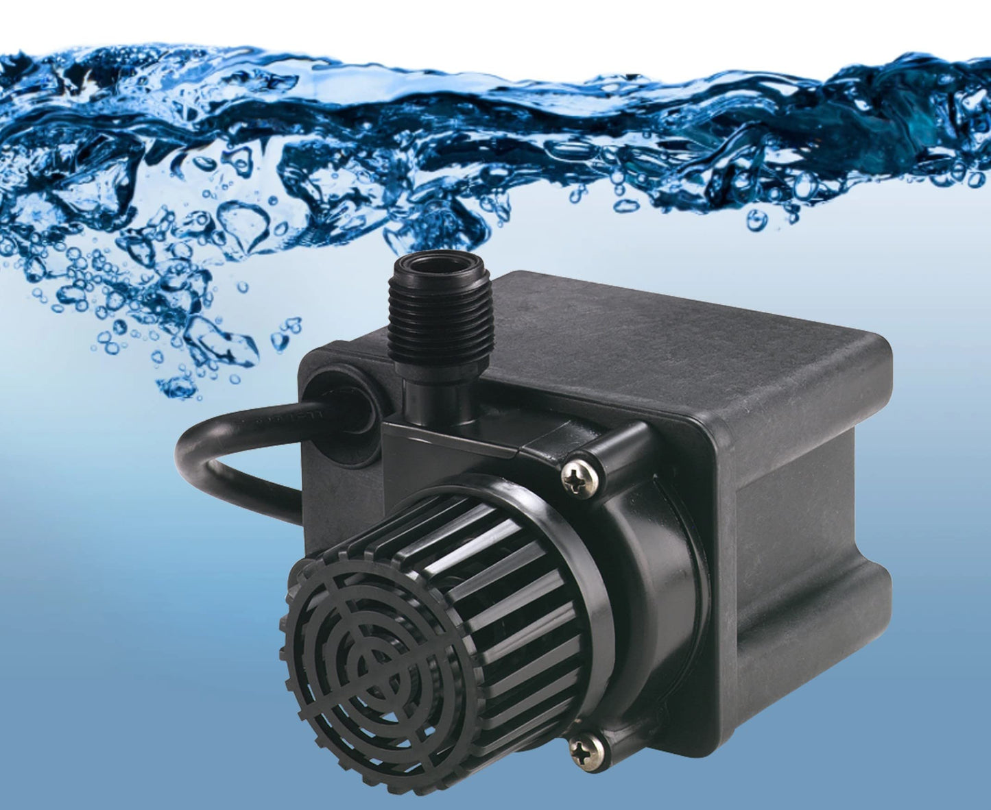 Little Giant PE-2.5F 115 Volt, 1/28 HP, 475 GPH Small Submersible Direct Drive Pump with 6-Ft. Cord, Black, 518600