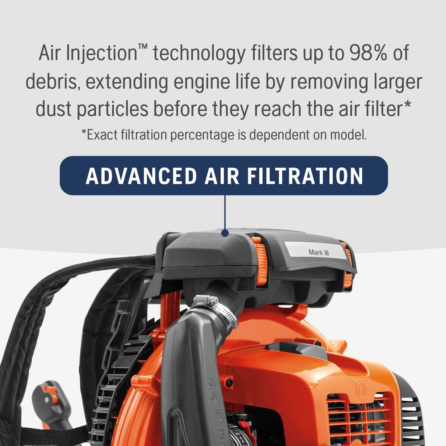 Husqvarna 580BTS Gas Backpack Leaf Blower, 75.6-cc 4.59-HP 2-Cycle Gas Leaf Blower, 1000-CFM, 47-N, 220-MPH Superior Blowing Capacity and Ergonomic, Ventilated Harness