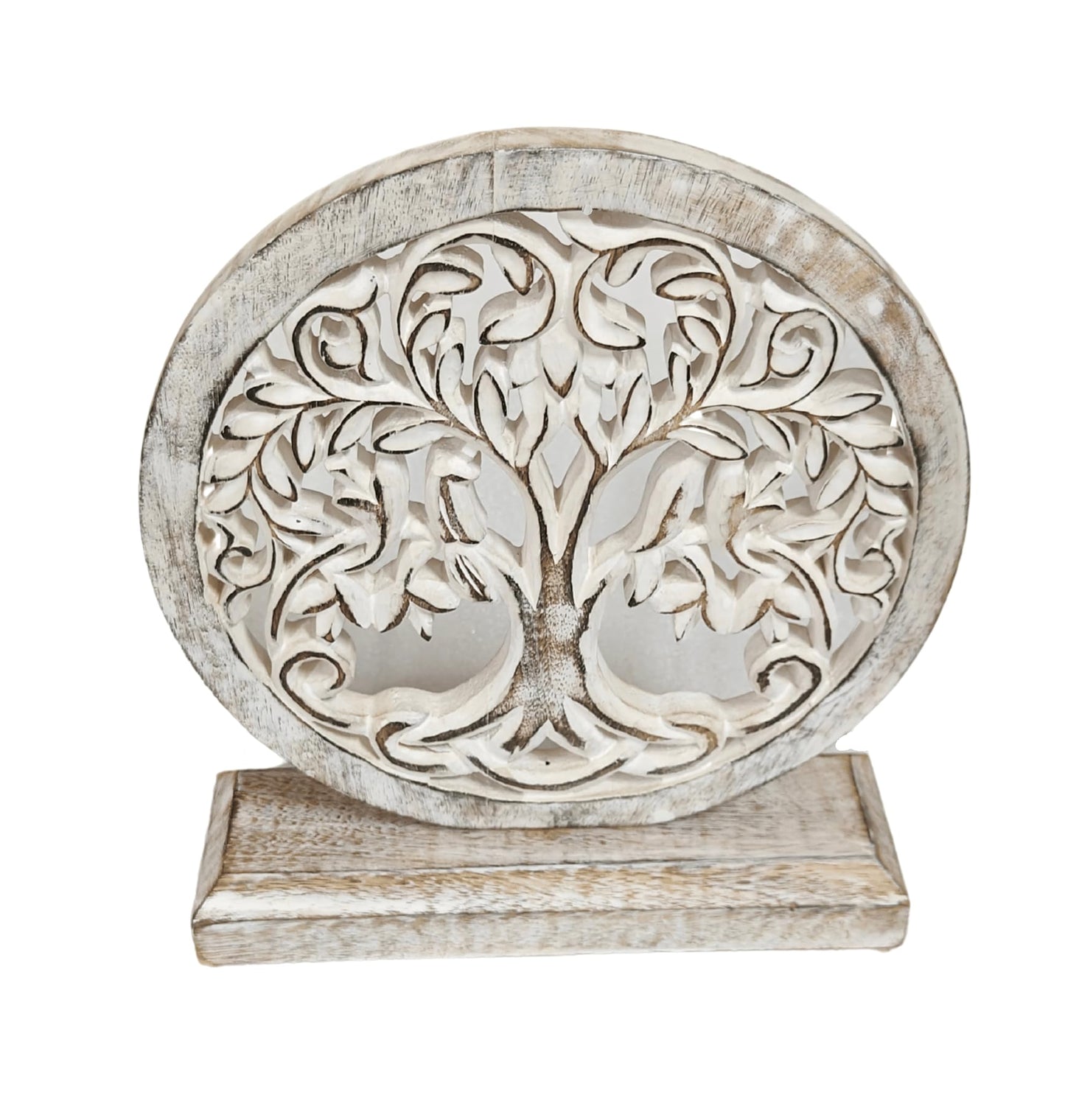 VANIYA CRAFTS® Wooden Carved Handmade Engraved Table Decor Table Sculpture Home Decor Statue for Living Room, Bedroom, Office Desktop, Cabinets