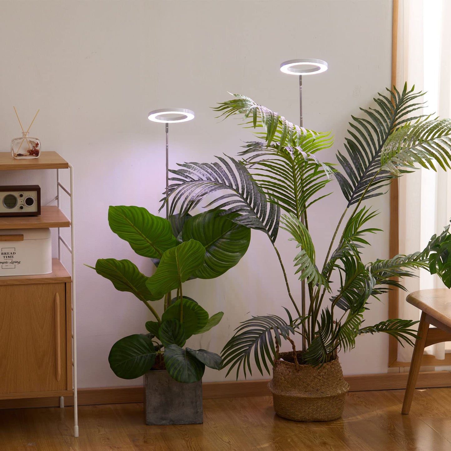 Plant Grow Light,yadoker LED Growing Light Full Spectrum for Indoor Plants,Height Adjustable, Automatic Timer, 5V Low Safe Voltage
