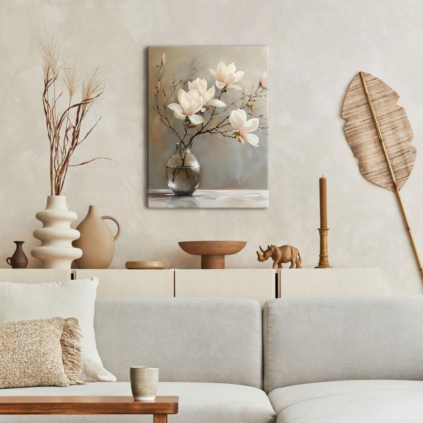 daktenn Floral Canvas Wall Art Bathroom Wall Art Pictures Wall Decor Home Decor Wall Decor for Bedroom Livingroom 12x16 Inches