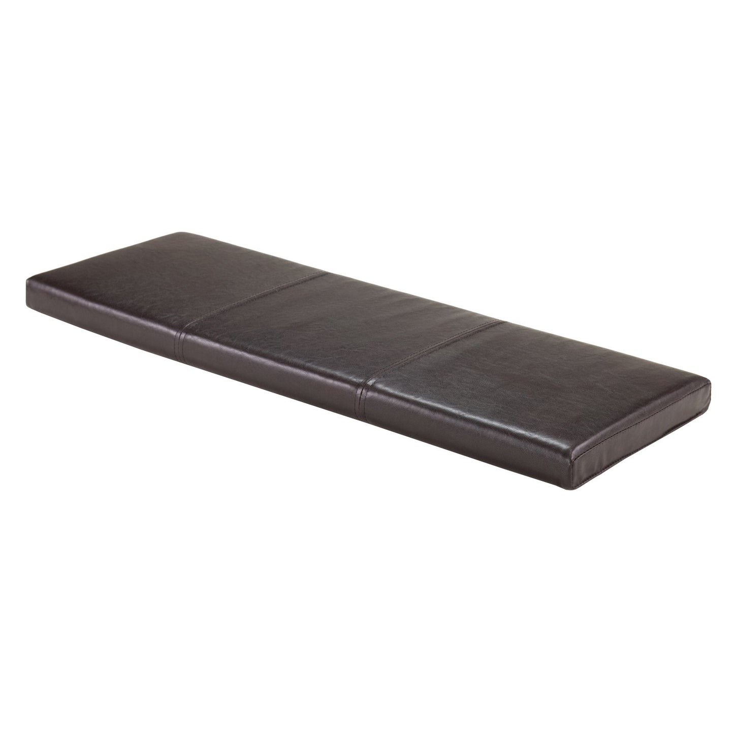 Winsome Wood Addison 2-Pc Storage Bench & Seat Cushion, Espresso