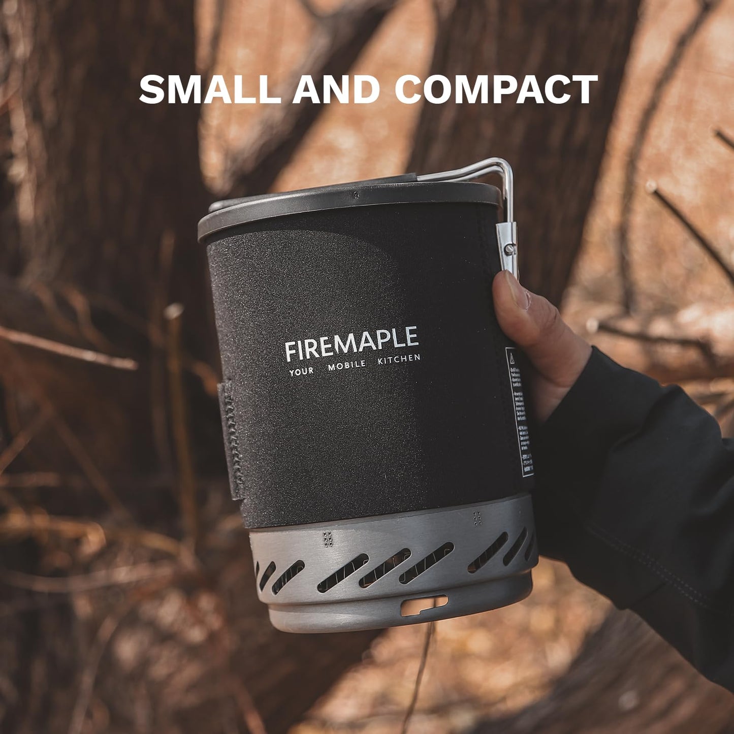 Fire-Maple Fixed Star 1 Pro Backpacking & Camping Stove System | Upgraded Foldable Handle | Portable Pot & Jet Burner Set for Hiking, Trekking & Emergency Use