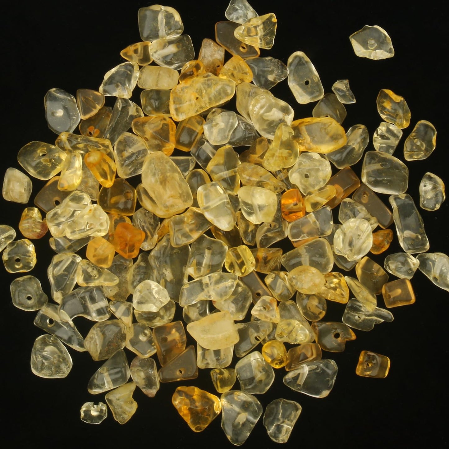 30in Citrine Natural Chip Stone Beads 5-8mm About 230pcs, Irregular Drilled Yellow Bead for Bracelets Jewelry Making Supplies for Adults, DIY Crafts.