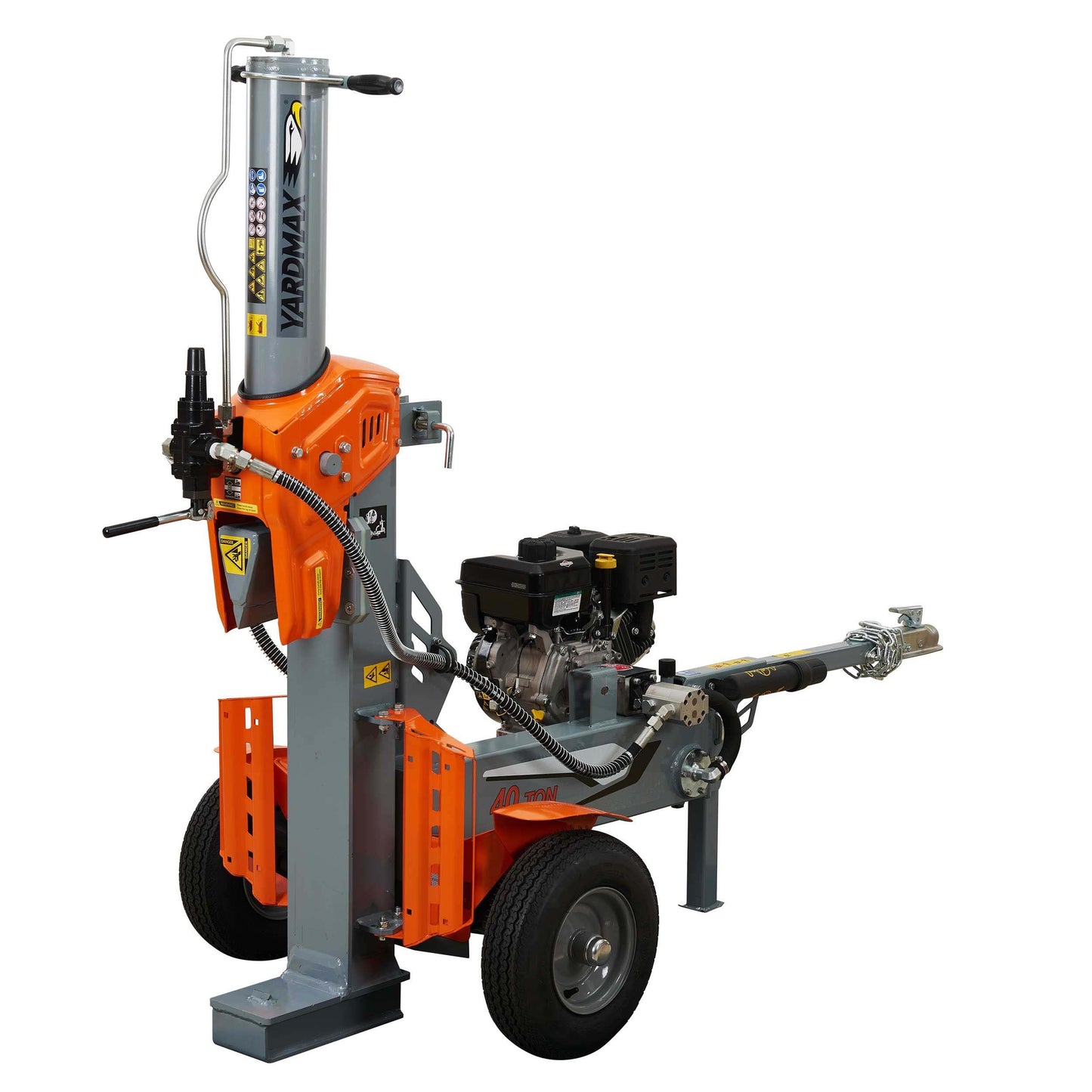 Yardmax Gas Log Splitter 40 Ton 2-Way Half Beam Briggs & Stratton Engine XR1450