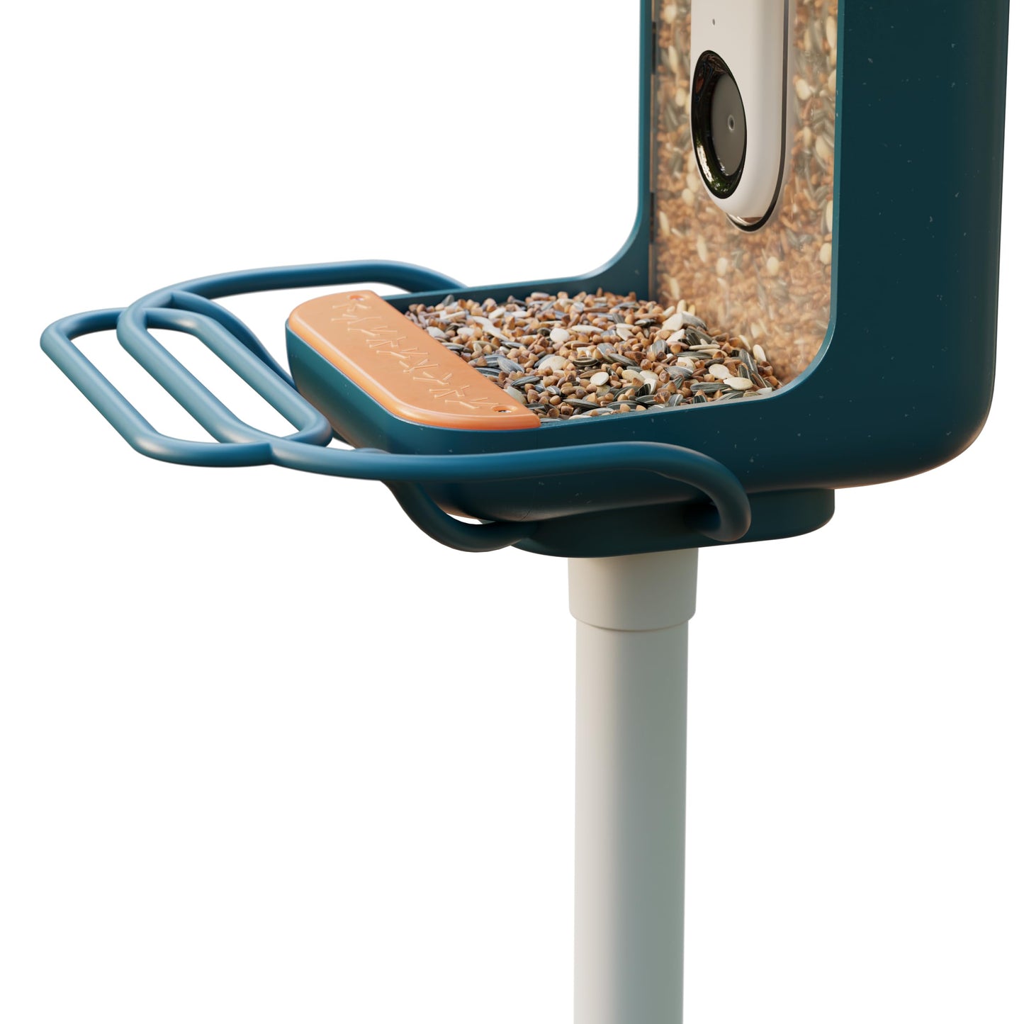 Birdbuddy Blue Perch Extender – Add-On Accessory for Better Watching Experience - Outdoor Bird Perch - Weatherproof and Durable