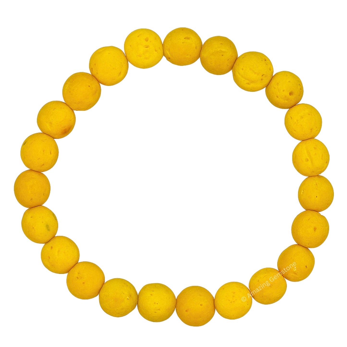Amazing Gemstone Crystal Bracelet for Women Men's Gifts - Protection Healing Crystal Bracelet - 8mm Gemstone Beaded Stretchable Bracelet Pulseras Para Hombres Mujer Stocking Stuffers Mothers Day Gift (Yellow Lava)