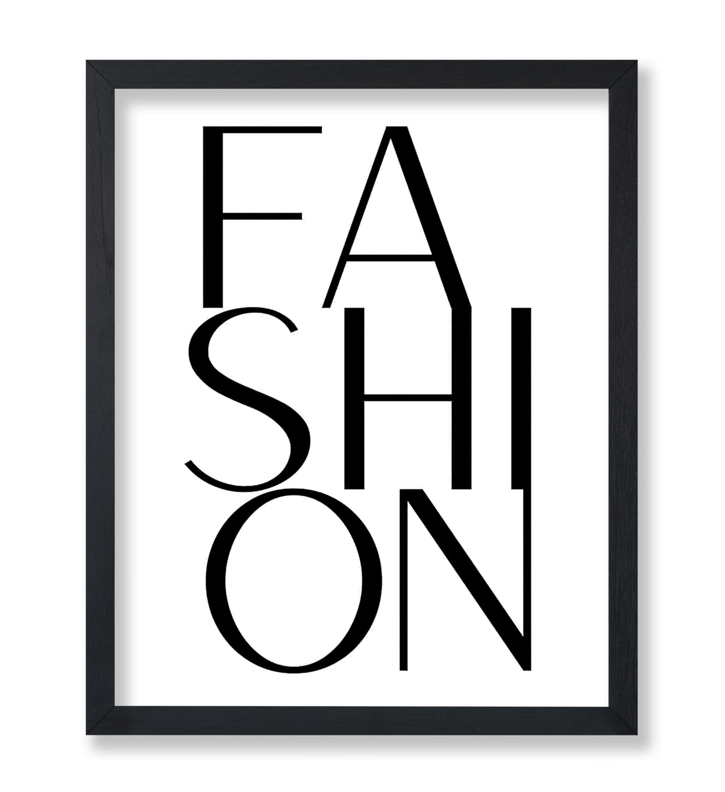 Poster Master Fashion Poster - Typography Print - Trendy Wall Art - Modern Art - Gift for Men, Women & Fashionista - Minimal Wall Decor for Living Room, Bedroom or Office - 11x14 UNFRAMED Wall Art