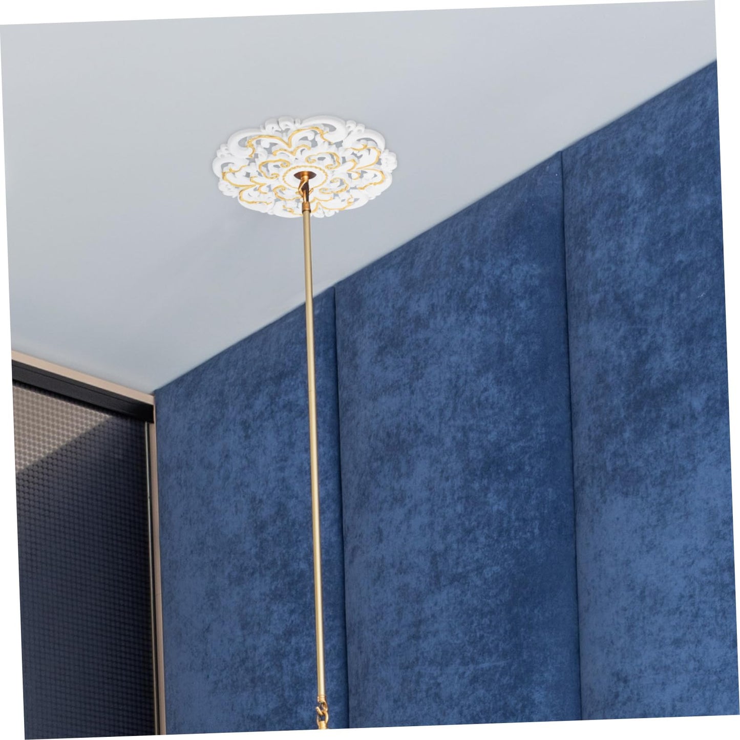 IWOWHERO Traditional Ceiling for Chandelier and Ceiling Fan Decorative Round Light Fixture Cover Elegant Construction for Home Bedroom Living Room Decor