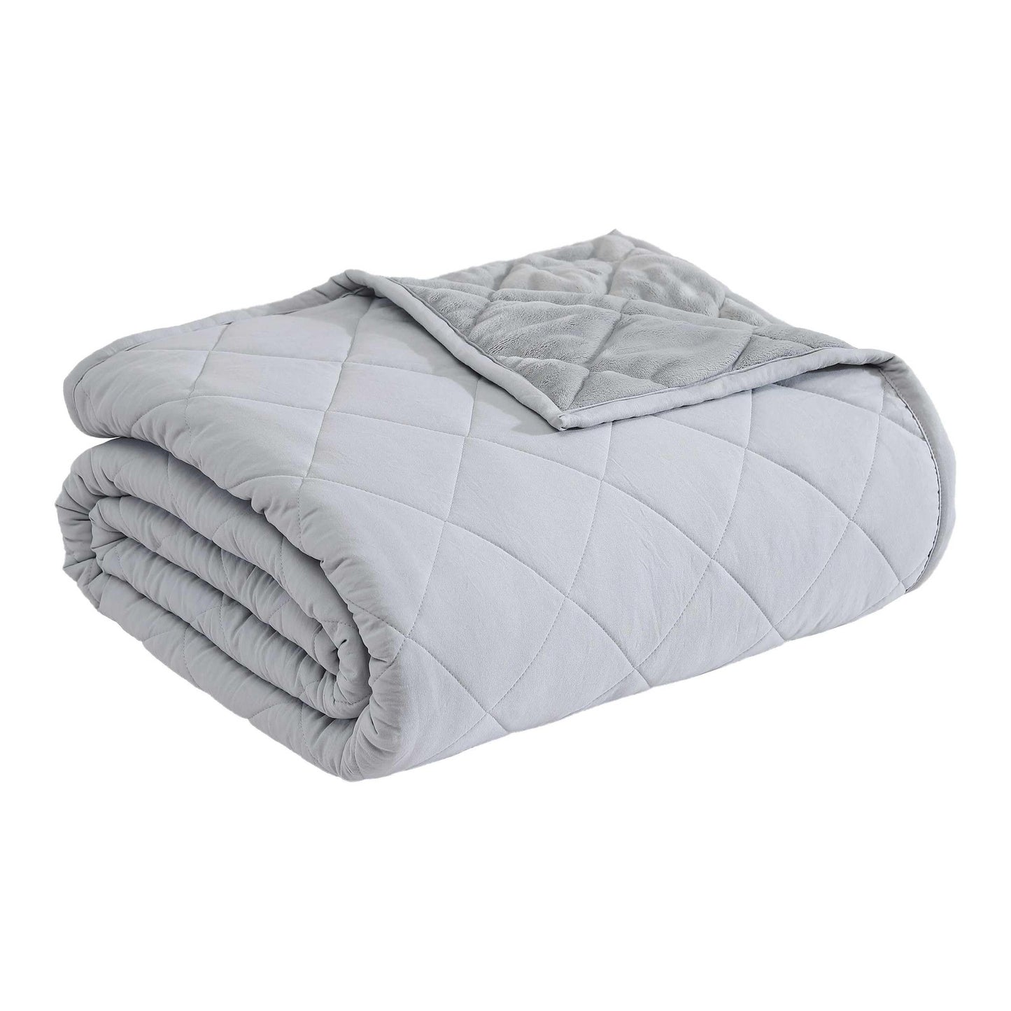 Eddie Bauer - Queen Size Blanket, Soft & Reversible Plush Bed Blanket, Brushed for Extra Softness with a Plush Smooth Texture, Throw Blanket for Couch or Bed (Classic Solid Grey)