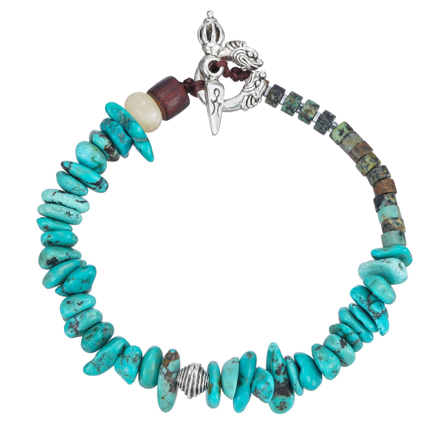 Plumiss Boho Turquoise Bead Bracelet for Women Natural Stone Beaded Bracelets Jewelry for Gift