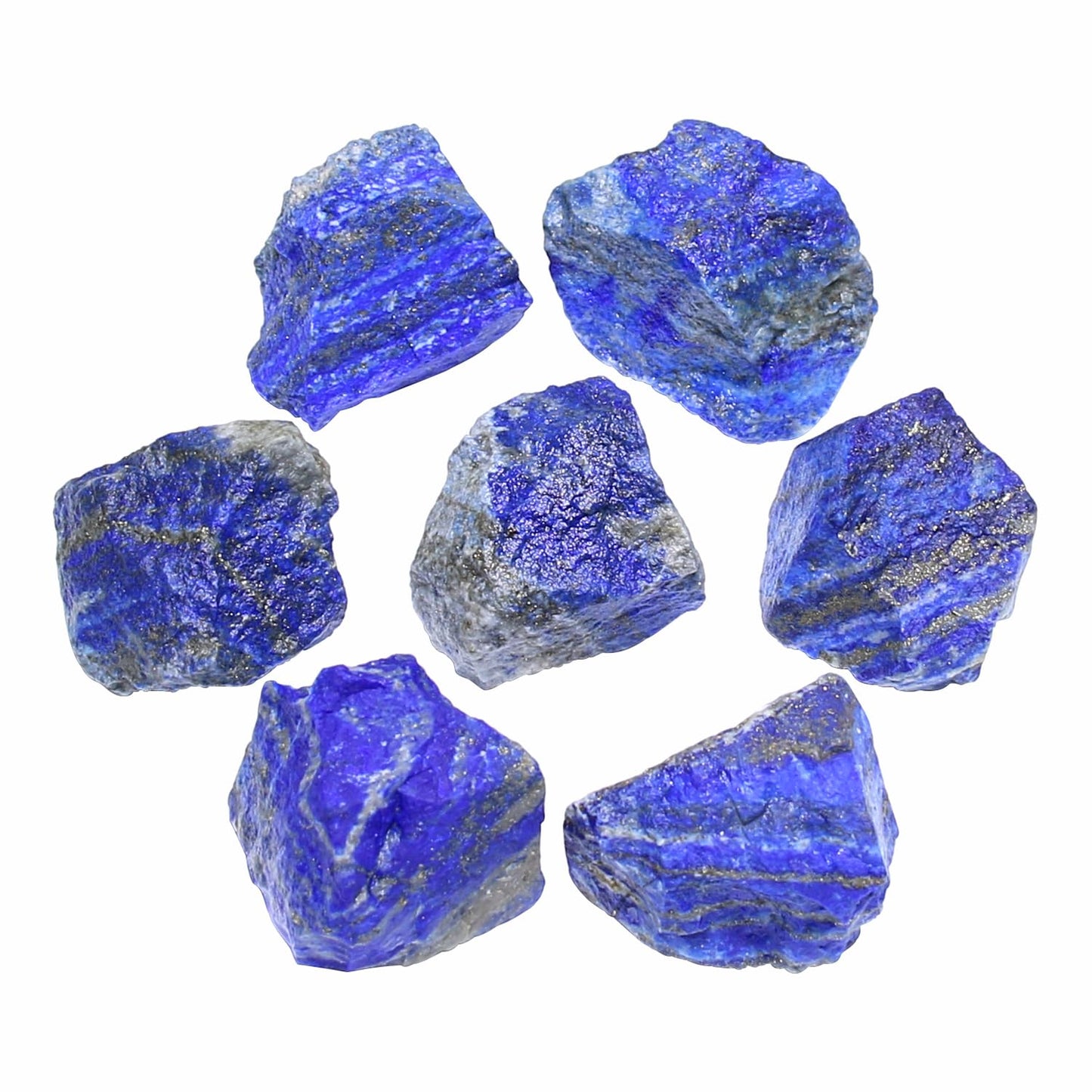 Nvzi Raw Lapis Lazuli Stone Crystals Bulk, Real Gemstones and Crystals, Rocks and Minerals, Healing Crystals, Quartz Crystals and Healing Stones, Cuarzos Originales De Energia Y Piedras(1LB)