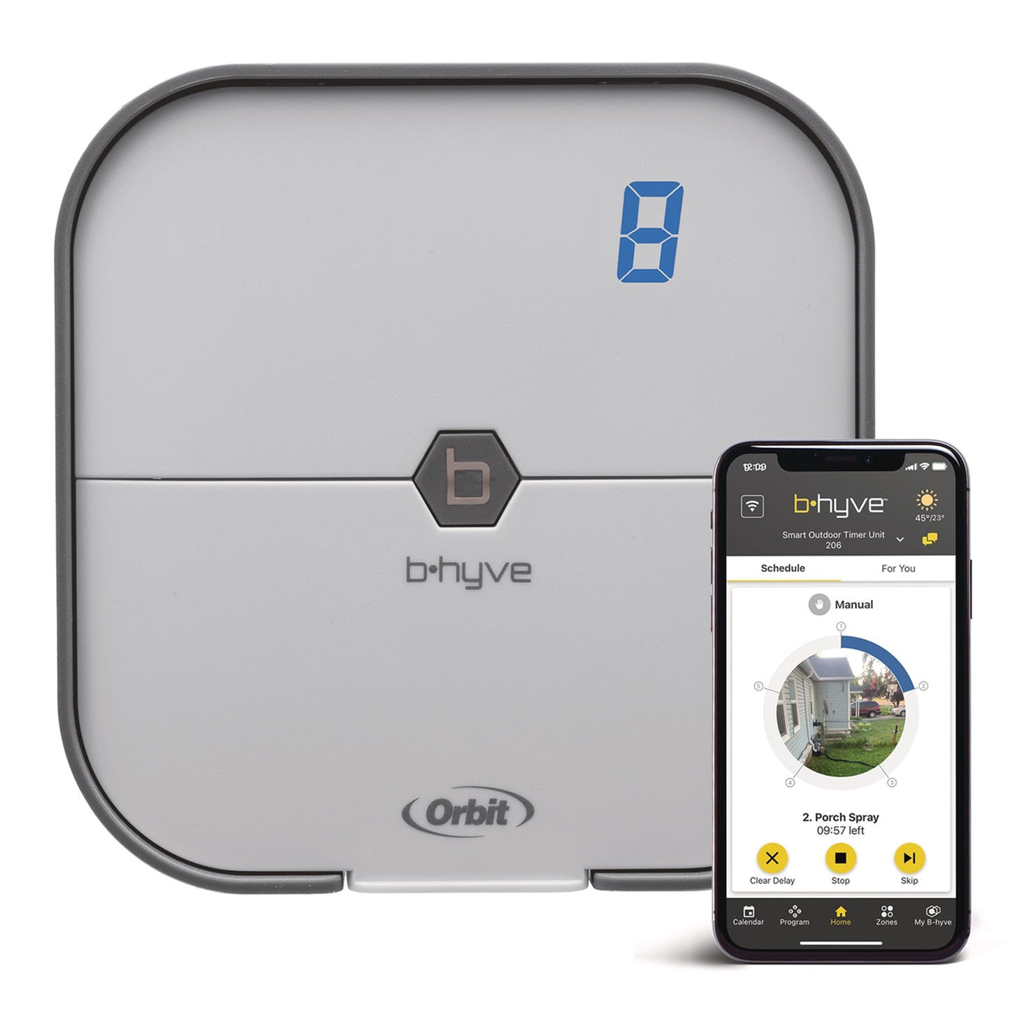 Orbit 57925 B-hyve 8-Zone Smart Indoor Sprinkler Controller