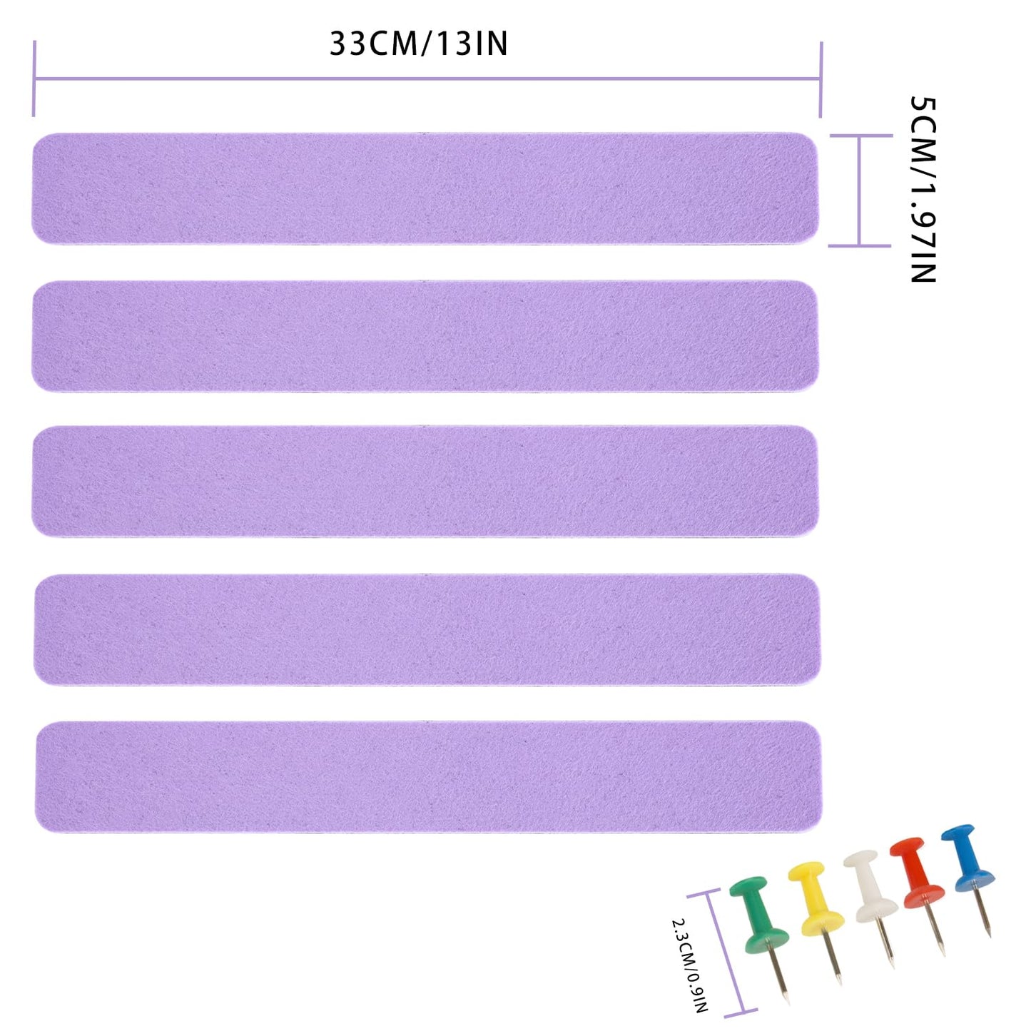 Bulletin Board Cork Board Cork Boards for Walls Cork Board for Office Pin Board Bulletin Boards for Walls (Light Purple)