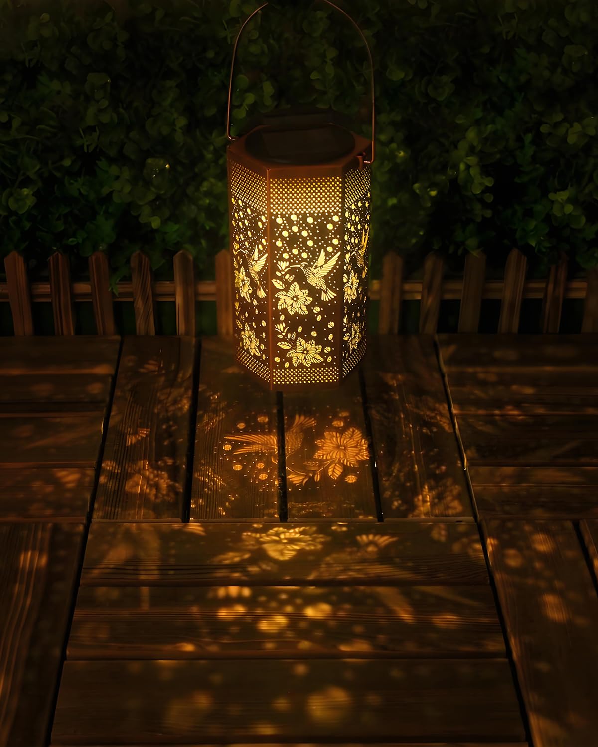 Mothers Day Gifts for Mom - Hummingbird Solar Lantern Outdoor Waterproof, Birthday Gifts for Women Grandma, Solar Lights Outdoor Garden Decor for Outside