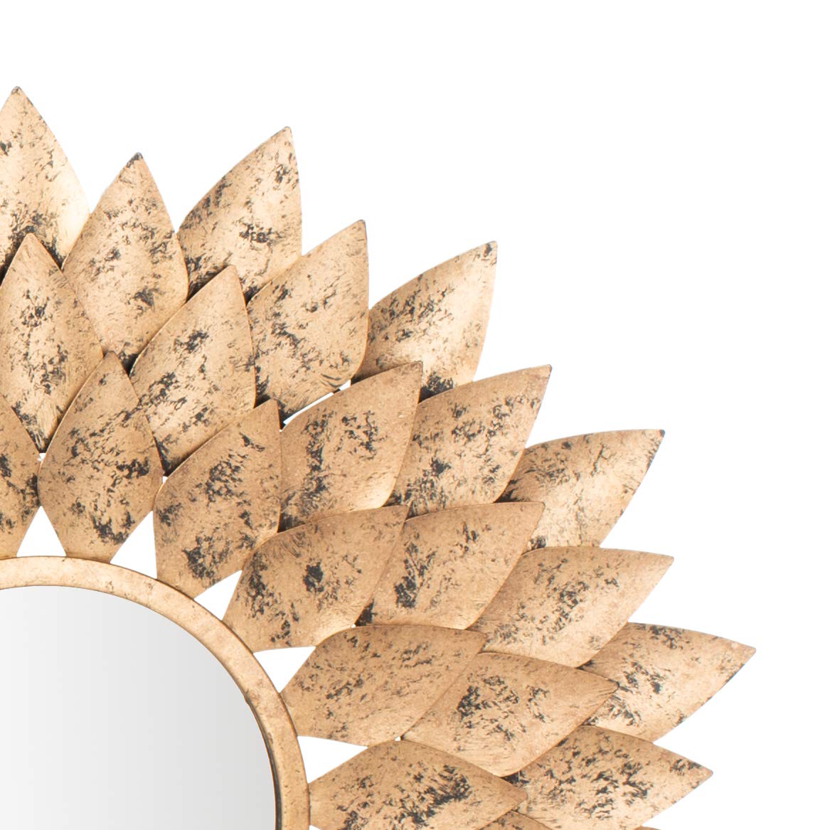 Safavieh Home Collection Lana 27-inch Gold Sunburst Round Mirror