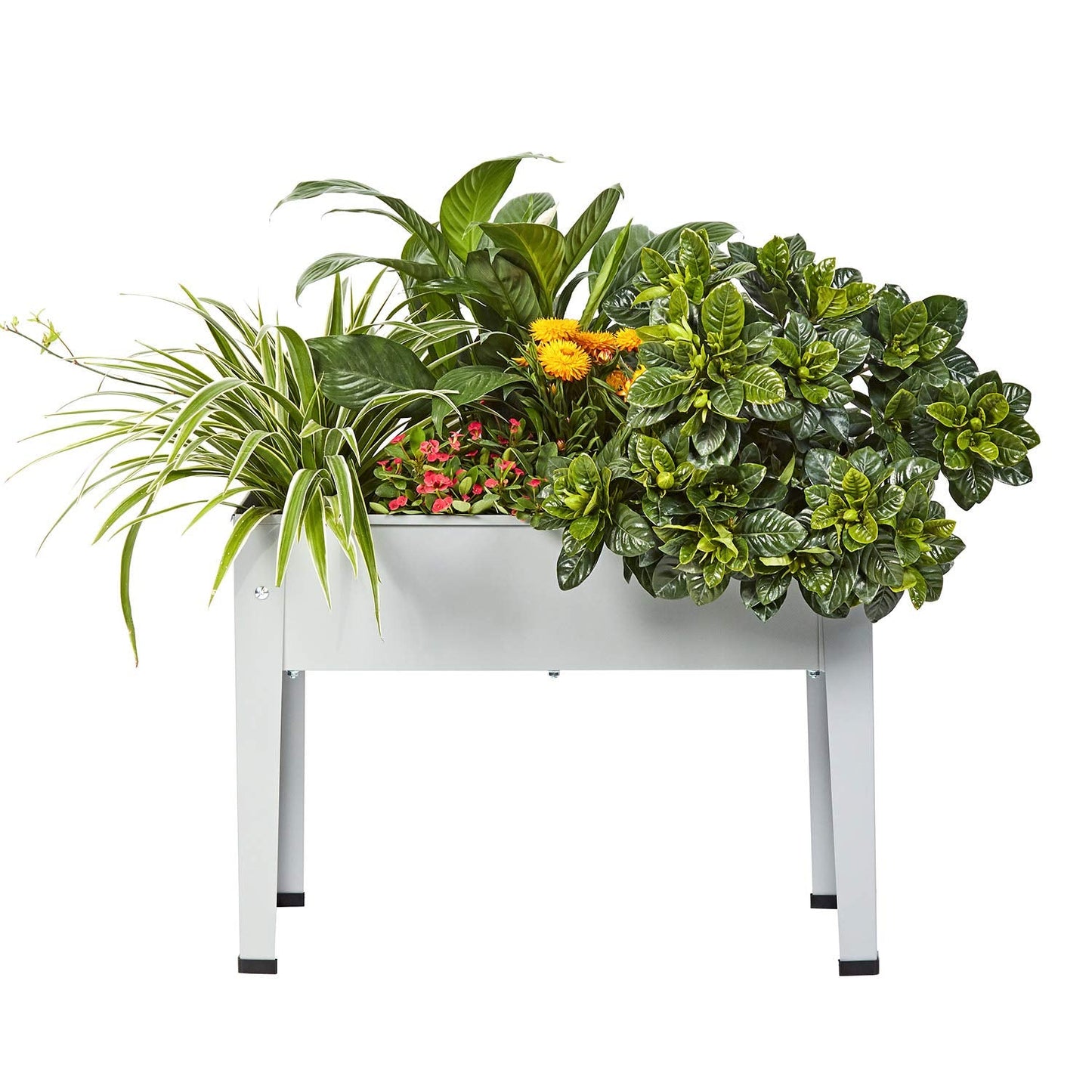 ProGard Raised Garden Bed, Garden Raised Planter Box with Legs, Galvanized Garden Planter for Herbs and Vegetables, 24" Grey