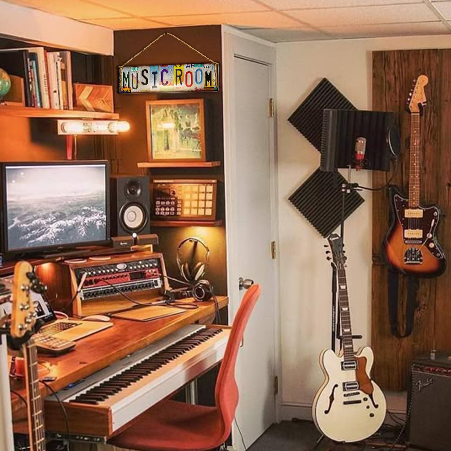 Music Gifts Posters Room Decor Y2K– Country Music Band Vinyl Merch Wall Street Signs for Bedroom – Grunge Aesthetic Rock Musical Wall Art & Guitar Accessories