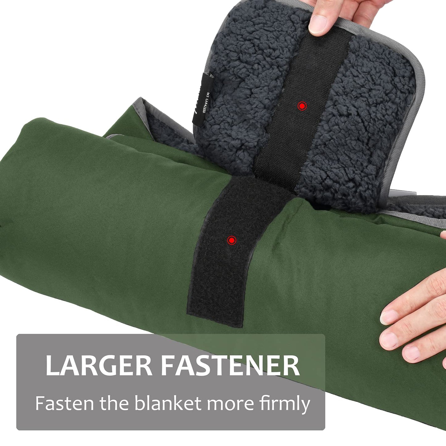 Tirrinia Large Waterproof Outdoor Blanket, Soft Warm Windproof Stadium Blanket with Sherpa Fleece and Foldable for Outdoor Sport, Baseball, Football, Beach, Concerts, Car,66" x 90"