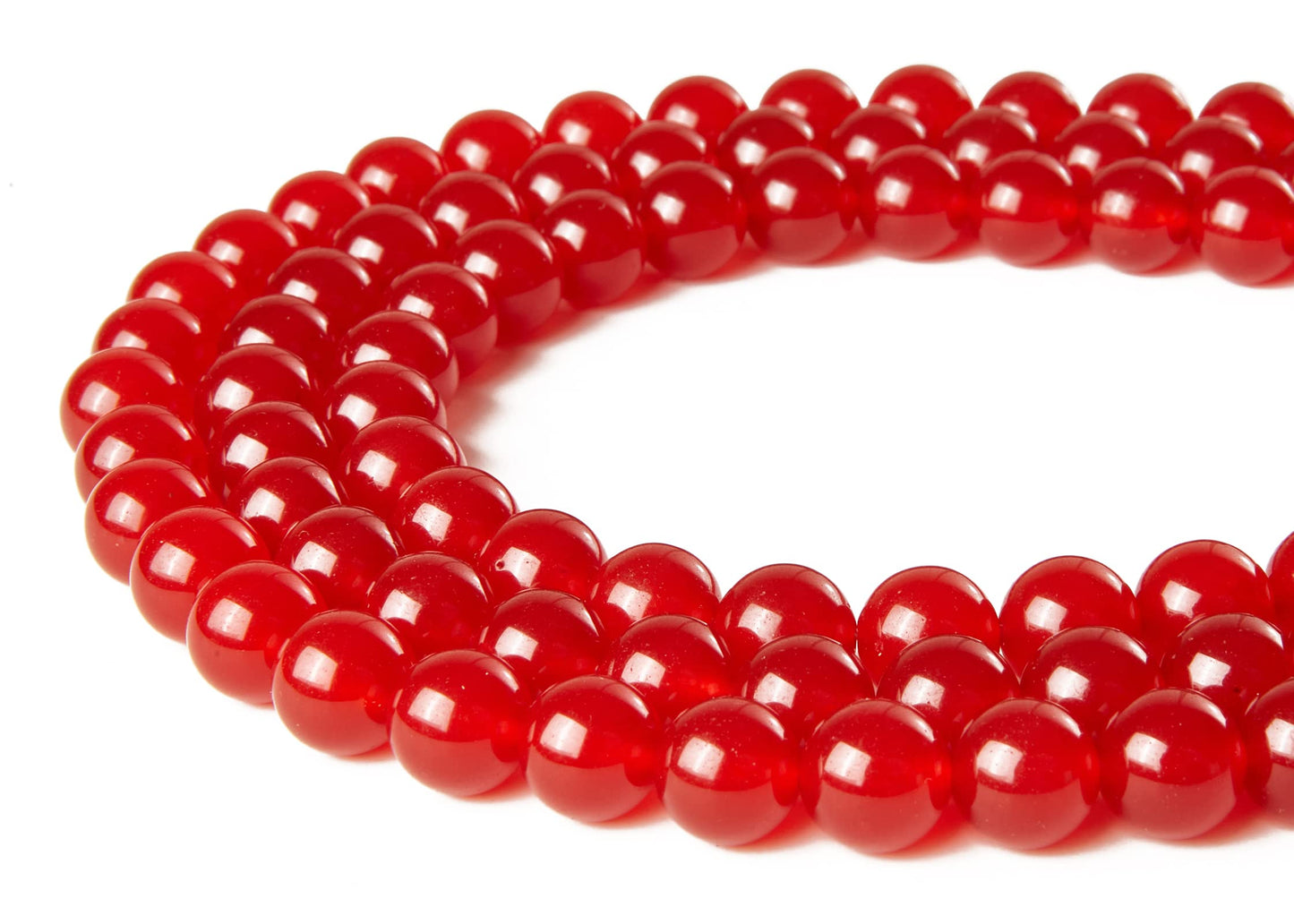100pcs 6mm Carnelian Beads Natural Gemstone Beads Round Loose Beads for Jewelry Making