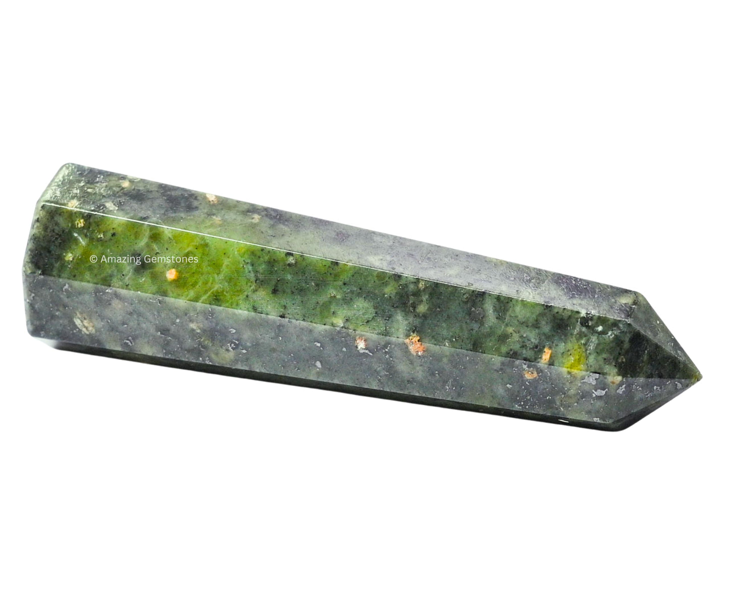 Amazing Gemstone Green Jade Crystal Towers - Natural Healing Crystal Point Obelisk for Reiki Healing and Crystal Grid (2" to 3" INCH)