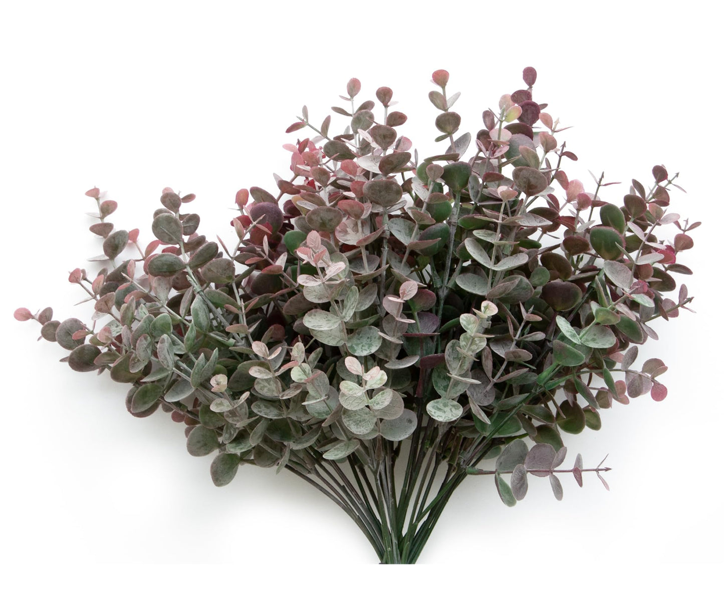 YOOHOTOUCH 5 Bundles Artificial Eucalyptus Stems，Faux Greenery Fake Dust Frosted Eucalyptus Branches Leaves，Fake Plants for Decoration（Dusty Mauve）